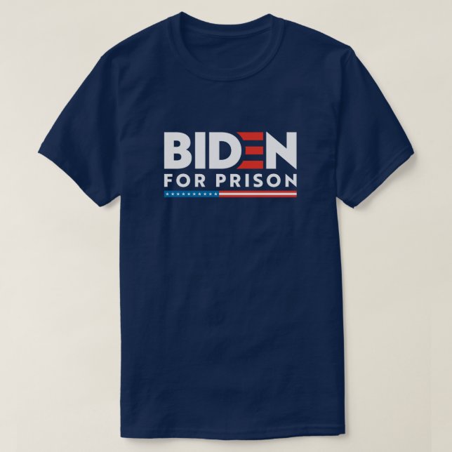 Camiseta Biden para a prisão de 2024 (Frente do Design)