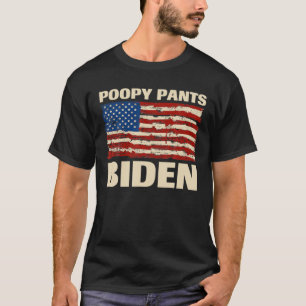 Camiseta Biden Poop Costume Tee, Poopy Pants Biden, Engraç