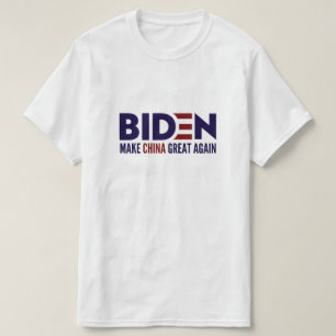 Camiseta Biden Torna A China Excelente Novamente