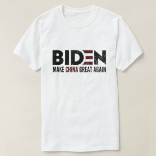 Camiseta Biden Torne o Excelente na China novamente um auto