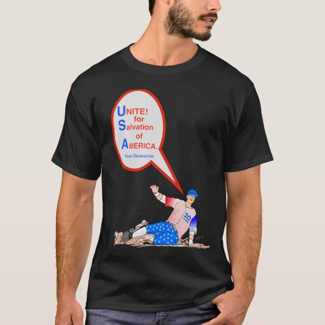 Camiseta Biden USA SALVATION 2020 (Frente)