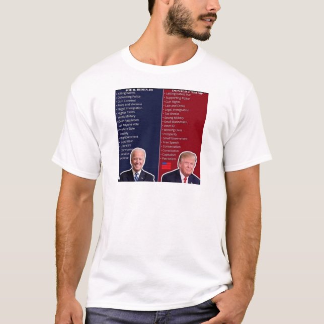 Camiseta BIDEN vs TRUMP (Frente)