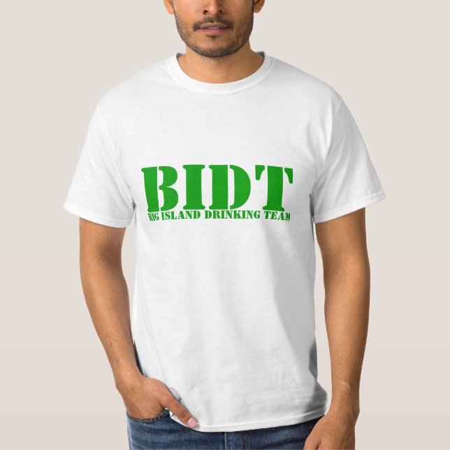 Camiseta BIDT, Equipe de Bebendos da Grande Ilha (Frente)