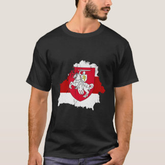 Camiseta Bielo-Rússia Red Pagonya Sinalizador de Apoio à Bi