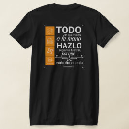Camiseta bienaventurados, comoda de manga corta