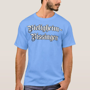 Camiseta BietigheimBissingen escrito com fonte gótica