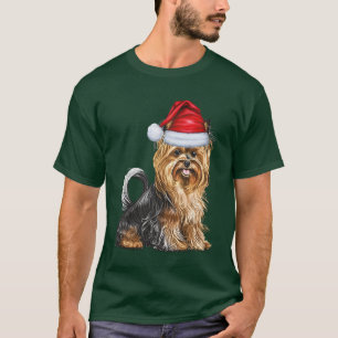 Camiseta Biewer Terrier Dog Frio Natal