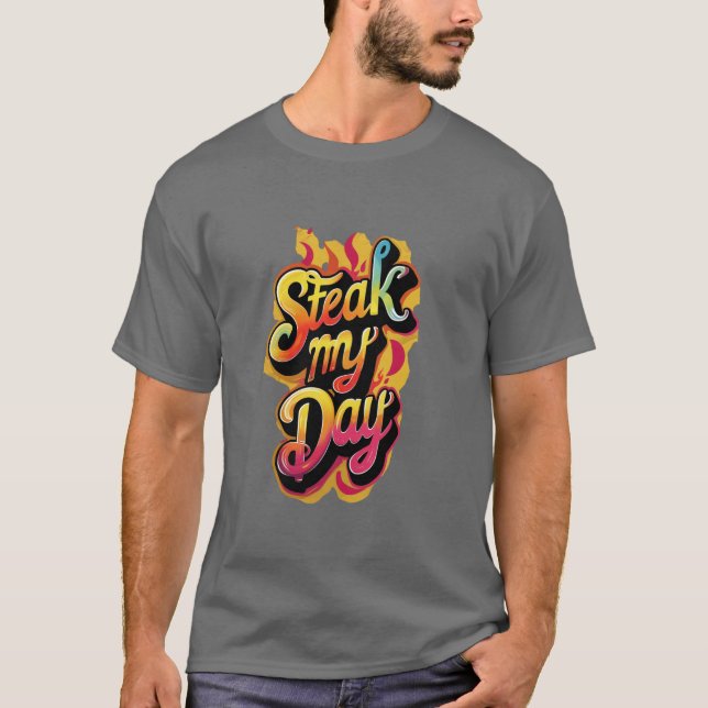 Camiseta Bifeste Meu Dia. (Frente)