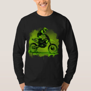 Camiseta Bifurcação de água verde