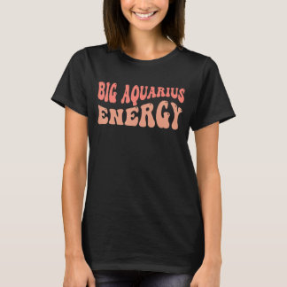 Camiseta Big Aquarius Energy Zodiac