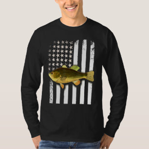 Camiseta Big Bass American Flag USA Large Bass