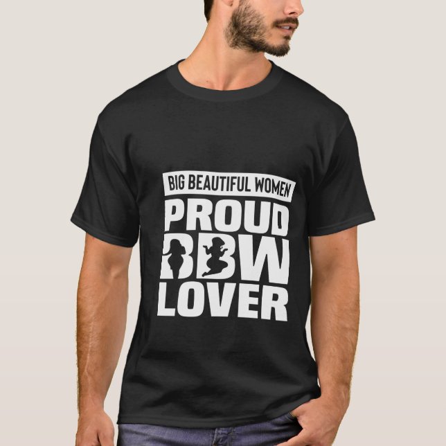 Camiseta Big Bea.Mulheres Uti-Feul Orgulham O Lover Bbw (Frente)