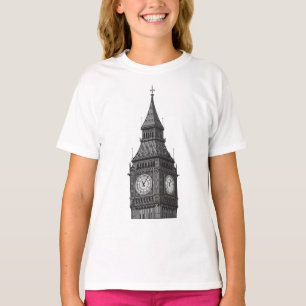 Camiseta Big Ben Clock Tower Londres Inglaterra