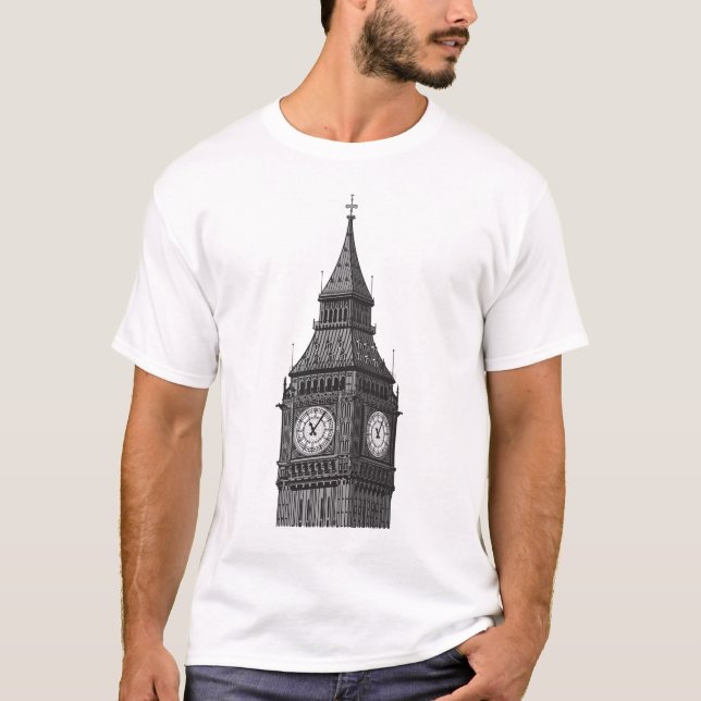 Camiseta Big Ben Clock Tower Londres Inglaterra (Frente)