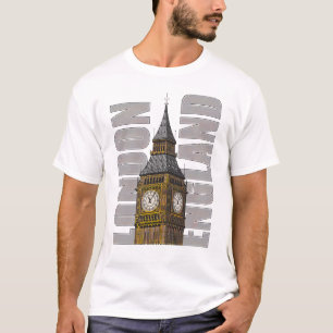 Camiseta Big Ben Clock Tower Londres Inglaterra Reino Unido