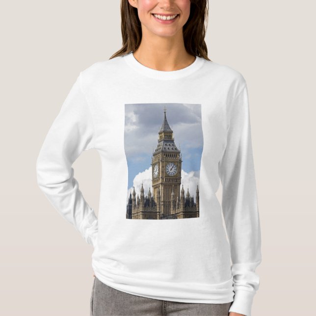 Camiseta Big Ben e Casas do Parlamento, Londres, (Frente)