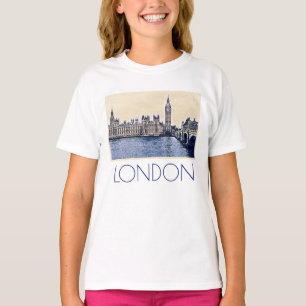 Camiseta Big Ben London Watercolor art
