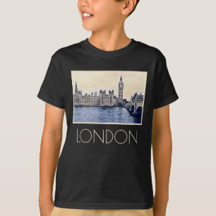Camiseta Big Ben London Watercolor art