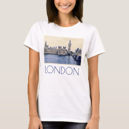 Camiseta Big Ben London Watercolor art