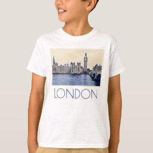 Camiseta Big Ben London Watercolor art