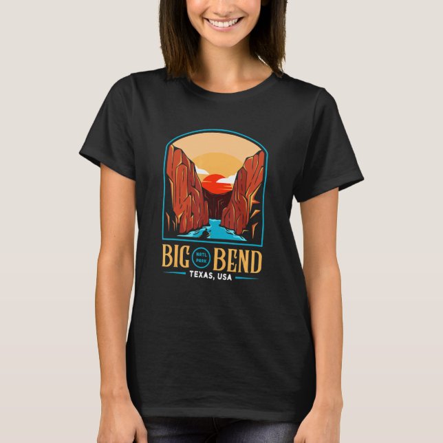 Camiseta Big Bend National Park Brewster Texas US (Frente)