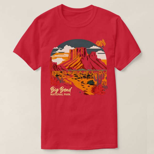 Camiseta Big Bend National Park Texas (Frente do Design)