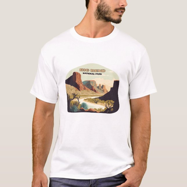 Camiseta Big Bend National Park Viagem (Frente)