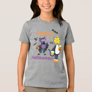 Camiseta Big Bird e Count Feliz Dia das Bruxas