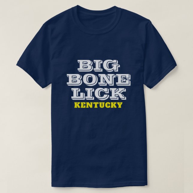 Camiseta Big Bone Lick Kentucky (Frente do Design)