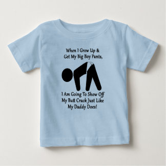 Camiseta Big Boy Bumbum Crack Pants Toddler Tee