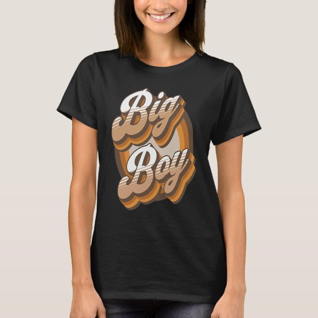 Camiseta BIG BOY Retro Cool Melanin vibe (Frente)