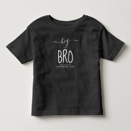 Camiseta Big Bro | Anúncio Personalizado de Novo Bebê Diver