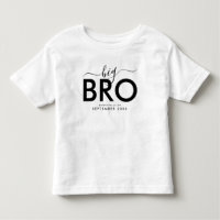 Big Bro | Anúncio personalizado de novo bebê Toddl