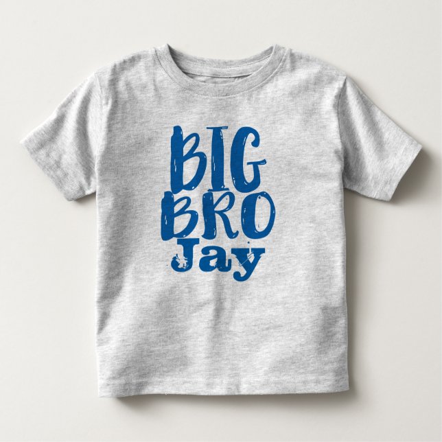 Camiseta BIG BRO Blue personalizado (Frente)