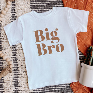 Camiseta Big Bro Família Irmão Correspondente à Feira
