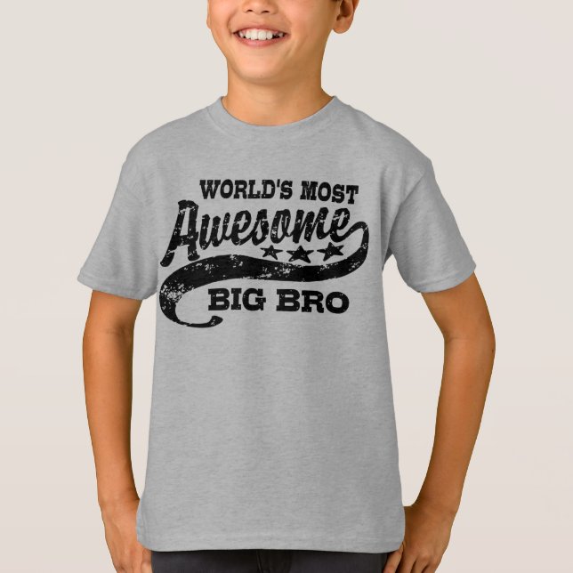 Camiseta Big Bro mais incrível do mundo (Frente)