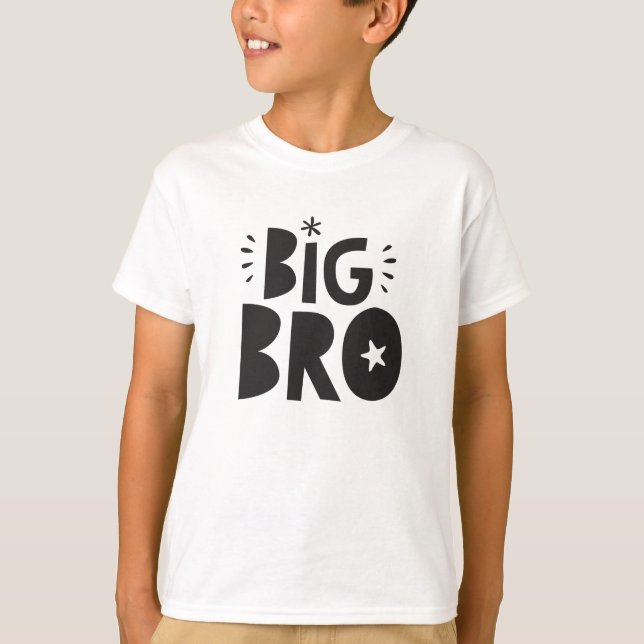 Camiseta BIG BRO T SHIRT moderno, de tipo scandi divertido  (Frente)