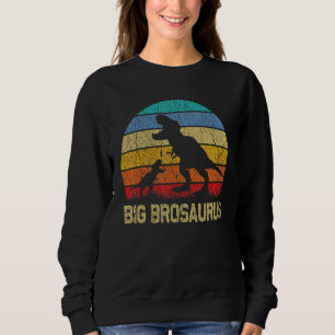 Camiseta Big BroSaurus T Rex Dinossaur Big Brother Saurus F
