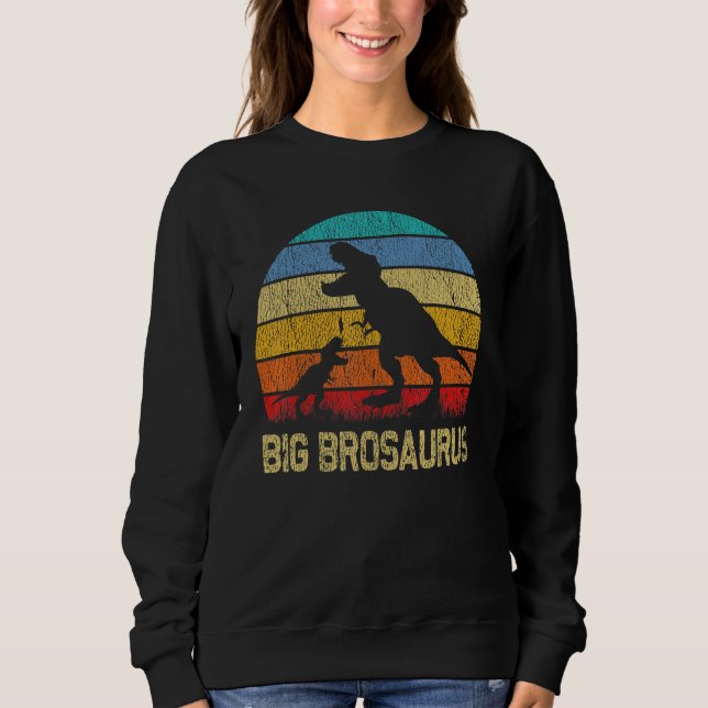 Camiseta Big BroSaurus T Rex Dinossaur Big Brother Saurus F (Frente)
