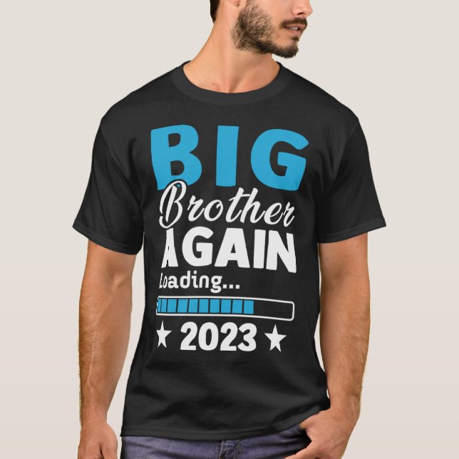 Camiseta Big Brother 2023 Carregando o lançamento do bebê p (Frente)