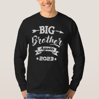 Camiseta Big Brother Again 2023 Baby Announcement Boys Todd