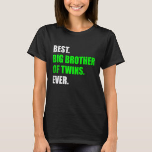 Camiseta Big Brother de Gêmeos Anunciando Gravidez Big Br