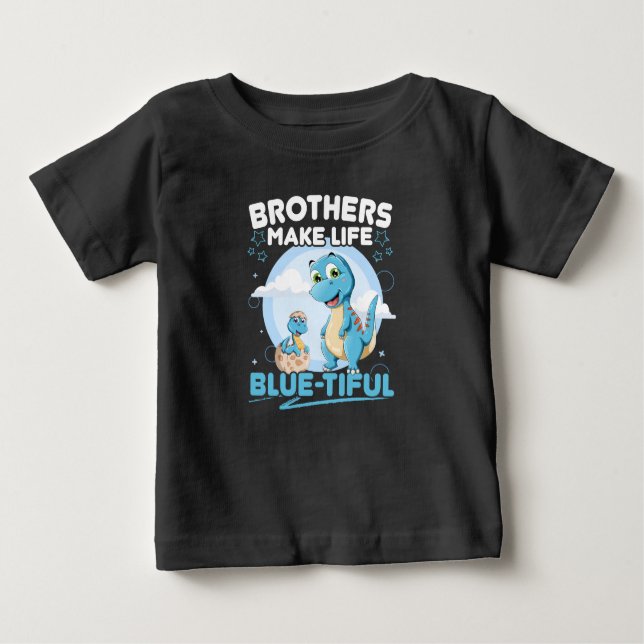 Camiseta Big Brother Dinossaur Belo Pun De Vida (Frente)