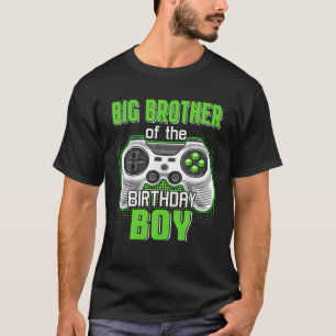 Camiseta Big Brother Do Jogo De Vídeo Do Aniversário B-Day