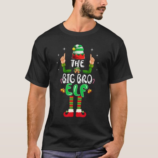 Camiseta Big Brother Elf Matando Família Grupo Natal Pa (Frente)