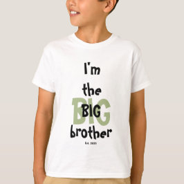 Camiseta Big Brother Est. Texto Verde de Diversão