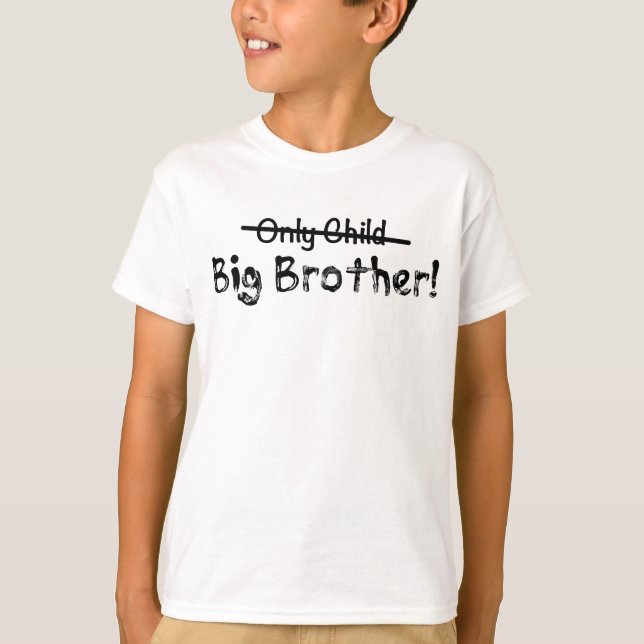 Camiseta Big brother (filho único cruzado para fora) bonito (Frente)