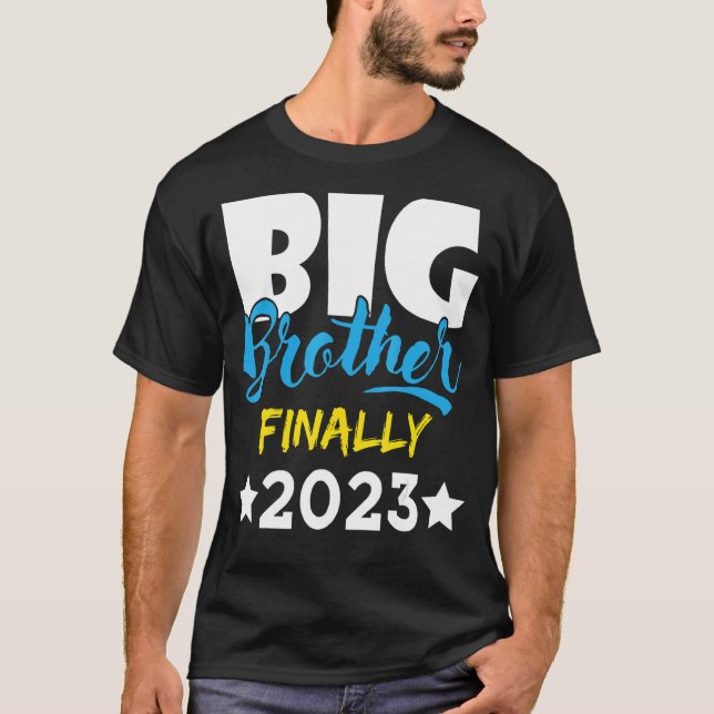 Camiseta Big Brother Finalmente 2023 Anúncio de Gravidez Ba (Frente)