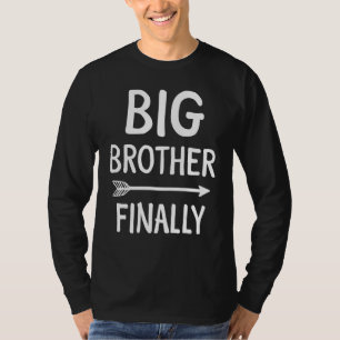 Camiseta Big Brother Finalmente Para Meninos E Irmãos Mais 