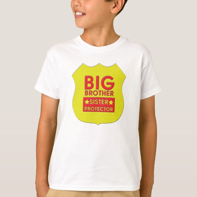 Camiseta Big Brother Kids' ComfortBlend® EcoSmart (Frente)